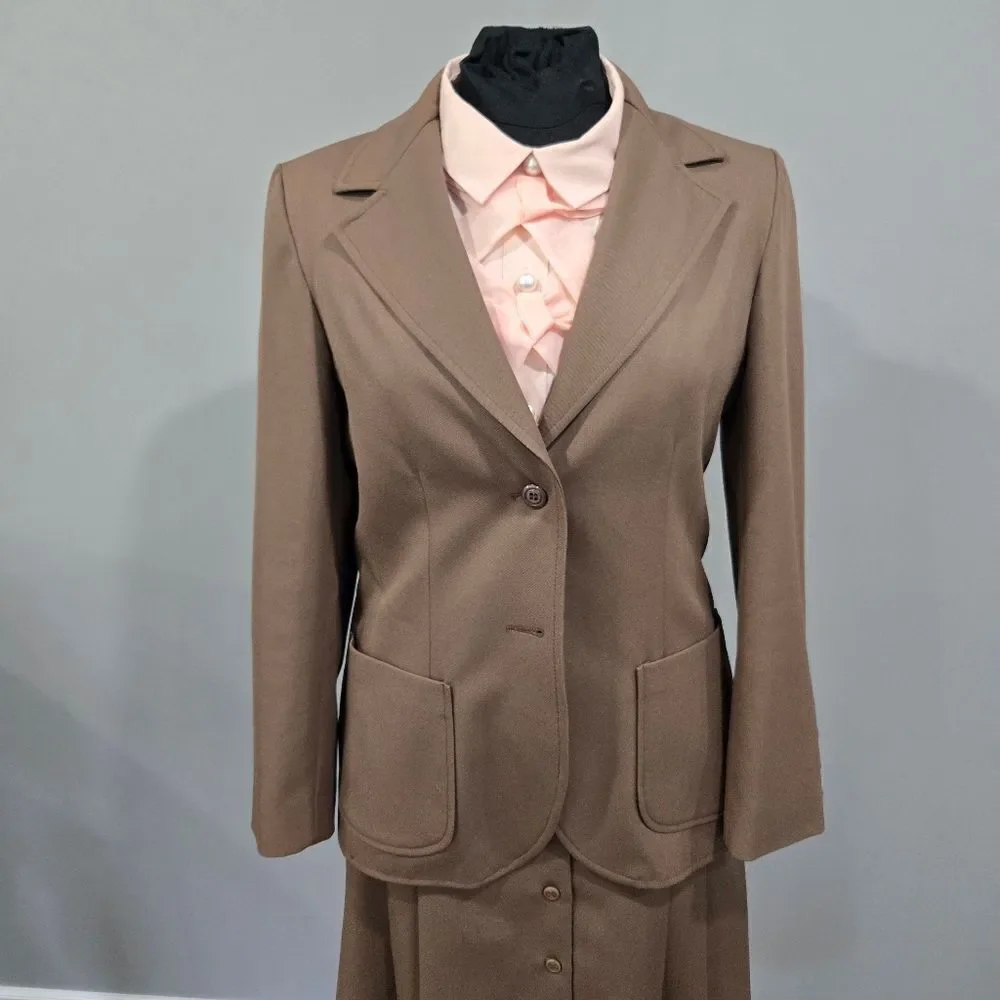 🐢 Vintage Jack Winter Skirt Suit